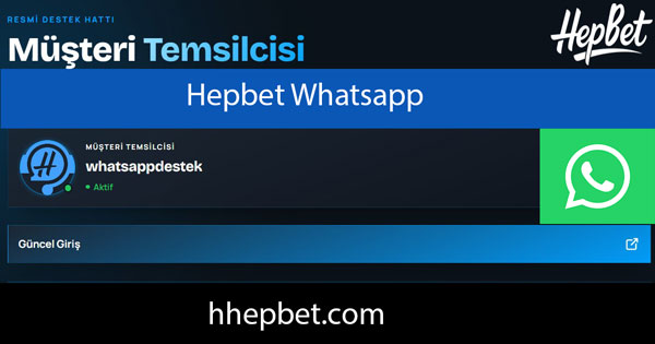 Hepbet whatsapp desteğini aralıksızca sunan platformdur.